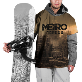 Накидка на куртку 3D с принтом Metro город-призрак , 100% полиэстер |  | 2033 | exodus | metro | metro 2033 | metro exodus | stalker | апокалипсис | диггер | дигеры | метро | разрушка | эпидемия