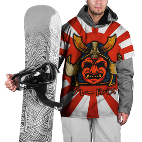 Накидка на куртку 3D с принтом Sun samurai в Белгороде, 100% полиэстер |  | demon | japan | mask | samurai | sun | демон | иероглиф | маска | ниндзя | самурай | солнце | япония | японское солнце
