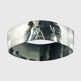 Повязка на голову 3D с принтом Metro Сталкер в Курске,  |  | 2033 | exodus | metro | metro 2033 | metro exodus | stalker | апокалипсис | диггер | дигеры | метро | разрушка | эпидемия