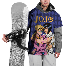 Накидка на куртку 3D с принтом JOJO в Санкт-Петербурге, 100% полиэстер |  | jojo log | jojo no kimyou na bouken | jojos bizarre adventure | невероятное приключение джоджо