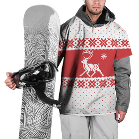 Накидка на куртку 3D с принтом Северный Олень в Курске, 100% полиэстер |  | christmas | merry christmas | santa claus | дед мороз | ёлка | новогодние олени | новый год | оленёнок бэмби | оленёнок рудольф | орнамент | с новым годом | санта клаус | свитер с оленями | снегурочка | снежинки | узоры