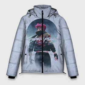 Мужская зимняя куртка 3D с принтом Cyberpunk 2077 в Рязани, верх — 100% полиэстер; подкладка — 100% полиэстер; утеплитель — 100% полиэстер | длина ниже бедра, свободный силуэт Оверсайз. Есть воротник-стойка, отстегивающийся капюшон и ветрозащитная планка. 

Боковые карманы с листочкой на кнопках и внутренний карман на молнии. | 2077 | action | cyberpunk | cyberpunk 2077 | rpg | игра | киберпанк | найт сити | рпг
