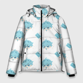 Мужская зимняя куртка 3D с принтом Genshin Impact в Белгороде, верх — 100% полиэстер; подкладка — 100% полиэстер; утеплитель — 100% полиэстер | длина ниже бедра, свободный силуэт Оверсайз. Есть воротник-стойка, отстегивающийся капюшон и ветрозащитная планка. 

Боковые карманы с листочкой на кнопках и внутренний карман на молнии. | anime | game | games | genshin impact | mmo | rpg | анимэ | анме | геншин импакт | игра | игры | ммо | рпг