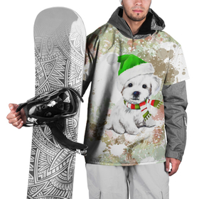Накидка на куртку 3D с принтом Щенок в Белгороде, 100% полиэстер |  | Тематика изображения на принте: dog | животные | милота | собака | текстура | щенок
