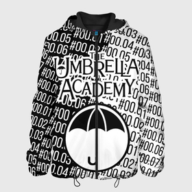 Мужская куртка 3D с принтом АКАДЕМИЯ АМБРЕЛЛА в Белгороде, ткань верха — 100% полиэстер, подклад — флис | прямой крой, подол и капюшон оформлены резинкой с фиксаторами, два кармана без застежек по бокам, один большой потайной карман на груди. Карман на груди застегивается на липучку | netflix | the umbrella academy | академия амбрелла | вампир академия | лютер. | сериал нетфликс | элен пейдж