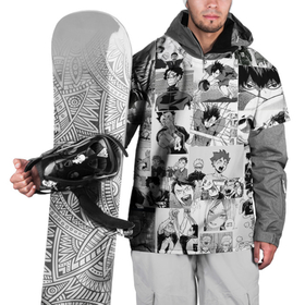 Накидка на куртку 3D с принтом Haikyu в Кировске, 100% полиэстер |  | Тематика изображения на принте: haikyu | аниме | бокуро | волейбол | кагеяме | манга | тецуро | хината | цукишима