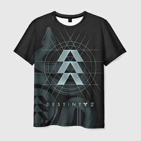 Мужская футболка 3D с принтом DESTINY, HUNTER в Санкт-Петербурге, 100% полиэфир | прямой крой, круглый вырез горловины, длина до линии бедер | beyond light | destiny | destiny 2 | hunter | дестини | игры | охотник