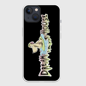 Чехол для iPhone 13 с принтом Маха Горячева DREAMTEAM HOUSE в Тюмени,  |  | dreamteam | dreamteamhouse | tiktok | wildjam | дримтим | маха горячева