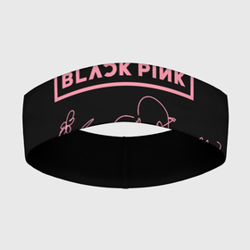 Повязка на голову 3D с принтом BLACKPINK в Курске,  |  | black pink | blackpink | k pop | блэкпинк | дженни | джису | к поп | лиса | розэ