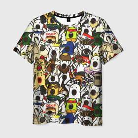 Мужская футболка 3D с принтом НИЧОСИ в Новосибирске, 100% полиэфир | прямой крой, круглый вырез горловины, длина до линии бедер | doomer | meme | pepe. | zoomer | а.у.ф. | ауф | бумер | все на бунд | думер | зумер | мемы | пепе | цитаты волка | ъуъ