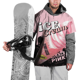 Накидка на куртку 3D с принтом BLACKPINK ICE CREAM в Тюмени, 100% полиэстер |  | black pink | blackpink | ice cream | k pop | блэкпинк | дженни | джису | к поп | лиса | розэ