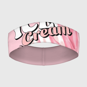 Повязка на голову 3D с принтом BLACKPINK ICE CREAM ,  |  | black pink | blackpink | ice cream | k pop | блэкпинк | дженни | джису | к поп | лиса | розэ