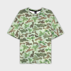 Мужская футболка oversize 3D с принтом Весенний камуфляж ,  |  | 23 февраля | армия | военная | зелень | камуфляж | листья | маскировка | паттерн | солдат | текстуры