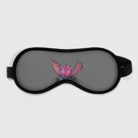 Маска для сна 3D с принтом Цветочный жук в Тюмени, внешний слой — 100% полиэфир, внутренний слой — 100% хлопок, между ними — поролон |  | Тематика изображения на принте: bug | flower | pink | wings | жук | лоза | насекомое | розовый | цветы