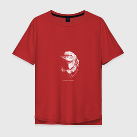 Мужская футболка хлопок Oversize с принтом Doom , 100% хлопок | свободный крой, круглый ворот, “спинка” длиннее передней части | doom | doom guy | game | герой | дум | дум гай | игра | персонаж | шлем
