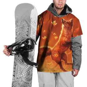 Накидка на куртку 3D с принтом Лисенок в Тюмени, 100% полиэстер |  | fox | животные | звери | лиса | лисенок