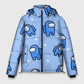 Мужская зимняя куртка 3D с принтом Among Us - Синий цвет в Тюмени, верх — 100% полиэстер; подкладка — 100% полиэстер; утеплитель — 100% полиэстер | длина ниже бедра, свободный силуэт Оверсайз. Есть воротник-стойка, отстегивающийся капюшон и ветрозащитная планка. 

Боковые карманы с листочкой на кнопках и внутренний карман на молнии. | Тематика изображения на принте: among us | boy | амонг | детский | игра | мальчикам | мультяшный | паттерн | синий | сыну | узор | эмонг ас