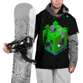Накидка на куртку 3D с принтом Minecraft в Санкт-Петербурге, 100% полиэстер |  | minecraft | алекс | белый | блоки | ведьма | взрывчатка | визера | волк | гаст | добывать | дракон | зеленый куб | зомби | игра | крафт | крипер | кубики | лошадка | майн | майнкрафт | манкрафт | овечка | оцелот
