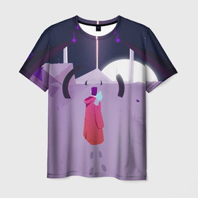 Мужская футболка 3D с принтом Владения тьмы в Курске, 100% полиэфир | прямой крой, круглый вырез горловины, длина до линии бедер | darkness | spirits | иллюстрация | пейзаж | птицы | фэнтези