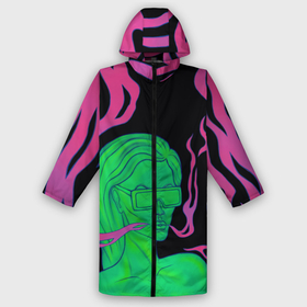 Дождевик унисекс 3D с принтом Neon style в городе Новоалтайск,  |  | 2077 | girl | neon | purple | девушка | кислотный | неон | сyberpunk
