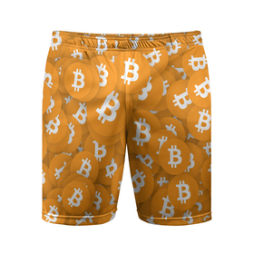 Мужские шорты спортивные с принтом Я БИТКОИН I AM BITCOIN в Тюмени,  |  | bitcoin | btc | биткоин | валюта | деньги | криптовалюта