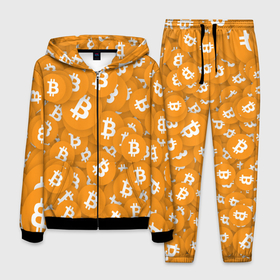 Мужской костюм 3D с принтом Я БИТКОИН I AM BITCOIN в Курске, 100% полиэстер | Манжеты и пояс оформлены тканевой резинкой, двухслойный капюшон со шнурком для регулировки, карманы спереди | bitcoin | btc | биткоин | валюта | деньги | криптовалюта