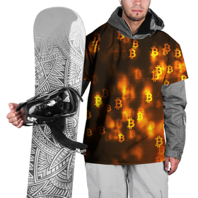 Накидка на куртку 3D с принтом BITCOIN KRYPTONATE , 100% полиэстер |  | bitcoin | btc | биткоин | валюта | деньги | криптовалюта