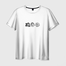 Мужская футболка 3D с принтом DEMON SLAYER , 100% полиэфир | прямой крой, круглый вырез горловины, длина до линии бедер | anime | blade demon | demon slayer | kamado | kimetsu | kimetsu no yaiba | nezuko | shinobu | slayer | tanjiro | zenitsu | аниме | демон | зенитцу | иноске хашибира | клинок рассекающий демонов | недзуко | незуко | танджиро | тандзиро