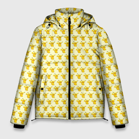 Мужская зимняя куртка 3D с принтом Пикачу в Петрозаводске, верх — 100% полиэстер; подкладка — 100% полиэстер; утеплитель — 100% полиэстер | длина ниже бедра, свободный силуэт Оверсайз. Есть воротник-стойка, отстегивающийся капюшон и ветрозащитная планка. 

Боковые карманы с листочкой на кнопках и внутренний карман на молнии. | pikachu | pokemon | аниме | монстр | пикачу | покемон
