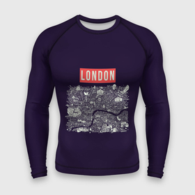 Мужской рашгард 3D с принтом LONDON в Курске,  |  | london | англия | биг бен | великобритания | достопримечательности | карта | литературная карта | лондон | путешествия | твист | чарли чаплин | шерлок холмс | я люблю лондон