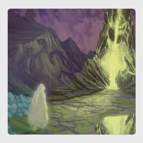Магнитный плакат 3Х3 с принтом Портал снов , Полимерный материал с магнитным слоем | 9 деталей размером 9*9 см | cave | fantasy | fire | flowers | ghost | glow | landscape | man | mountains | myth | stones | water | вода | горы | камни | ландшафт | миф | огонь | пещера | призрак | свечение | фэнтези | цветы | человек