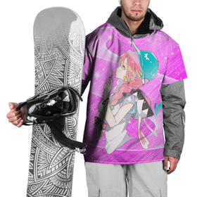 Накидка на куртку 3D с принтом Мицури Канродзи в Тюмени, 100% полиэстер |  | Тематика изображения на принте: demon slayer | kimetsu no aiba | mitsuri kanroji | клинок | мицури канродзи | рассекающий демонов