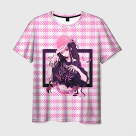 Мужская футболка 3D с принтом Незуко Камадо в Екатеринбурге, 100% полиэфир | прямой крой, круглый вырез горловины, длина до линии бедер | demon slayer | kamado | kimetsu no aiba | nezuko | камадо | клинок | незуко | рассекающий демонов