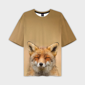 Мужская футболка oversize 3D с принтом Милая     исичка в Санкт-Петербурге,  |  | fox | foxy | животное | звери | лиса | лисенок | лисичка | милая | рыжая | фокс