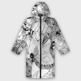 Дождевик унисекс 3D с принтом Химико Тога паттерн в городе Новоалтайск,  |  | himiko | my hero academia | toga | моя геройская академия | химико тога