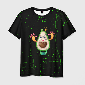 Мужская футболка 3D с принтом Авокадо в Белгороде, 100% полиэфир | прямой крой, круглый вырез горловины, длина до линии бедер | авокадо | веган | еда блогеров | мемы | минимализм | прикольные картинки | прикольные надписи | растение | смешное авокадо | фрукт
