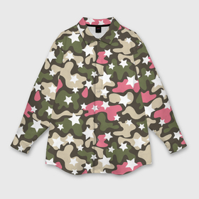 Мужская рубашка oversize 3D с принтом Позитивный камуфляж со звездочками ,  |  | 23 февраля | армия | военная | зелень | камуфляж | листья | маскировка | осень | охота | паттерн | рыбалка | солдат | текстуры