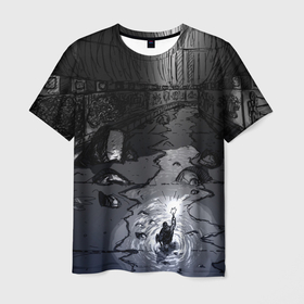 Мужская футболка 3D с принтом Lovecraft / Лавкрафт в Курске, 100% полиэфир | прямой крой, круглый вырез горловины, длина до линии бедер | lovecraft | говард филлипс лавкрафт | ктулху | лавкрафт | филлипс лавкрафт