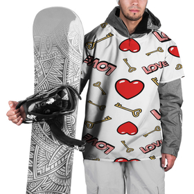 Накидка на куртку 3D с принтом Valentines Day в Петрозаводске, 100% полиэстер |  | 14 февраля | love | valentines day | день влюбленных | любовь | святой валентин