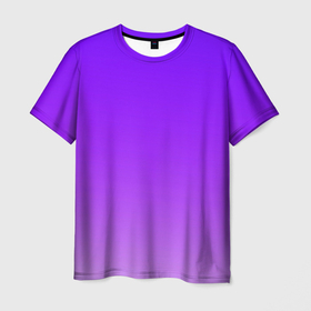 Мужская футболка 3D с принтом Фиолетовый космос в Курске, 100% полиэфир | прямой крой, круглый вырез горловины, длина до линии бедер | звезды | космос | марс | неон | нло | планета | планеты