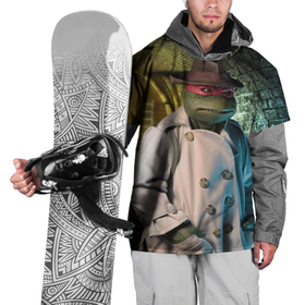 Накидка на куртку 3D с принтом Raph в Курске, 100% полиэстер |  | Тематика изображения на принте: 1990 | tnmt | turtles | ниндзя | ретро | фильм | черепашки