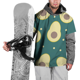 Накидка на куртку 3D с принтом Авокадо , 100% полиэстер |  | Тематика изображения на принте: авокадо | диета | еда | завтрак | здоровое питание | зеленый | зож | перекус | узор