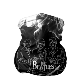 Бандана-труба 3D с принтом The Beatles в Санкт-Петербурге, 100% полиэстер, ткань с особыми свойствами — Activecool | плотность 150‒180 г/м2; хорошо тянется, но сохраняет форму | beatles | music | retro | rock | битлз | гитара | джон леннон | джордж харрисон | дым | логотипы групп | музыка | песни | пол маккартини | ретро | ринго старр | рок группа | рокерские | старый рок | черно белый