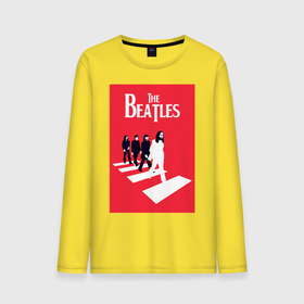 Мужской лонгслив хлопок с принтом The Beatles в Белгороде, 100% хлопок |  | the beatles | великобритания | джон леннон | классика | легенды | музыка | пол маккартни | рок | рок группа