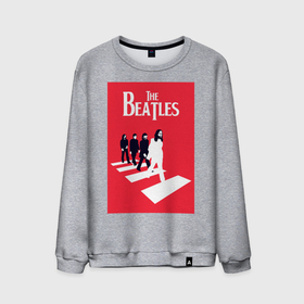 Мужской свитшот хлопок с принтом The Beatles в Курске, 100% хлопок |  | the beatles | великобритания | джон леннон | классика | легенды | музыка | пол маккартни | рок | рок группа