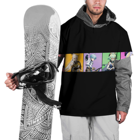 Накидка на куртку 3D с принтом Genshin Impact - Полоса в Тюмени, 100% полиэстер |  | Тематика изображения на принте: genshin impact | анимэ | все персонажи | геншин | герои genshin | игра | квадраты | компьютерная | магический | персонаж | подарок | черный