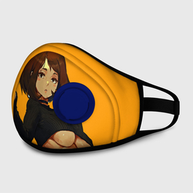 Маска из неопрена с принтом Uraraka Ahegao Урарака в городе Новоалтайск, неопрен 100% | Форма огибающая нос. Резинки для ушей с дополнительной резинкой на затылке. Клапан для выдоха для активного дыхания при занятиях спортом. Эластичный материал маски и окантовки для лучшего растяжения и прилегания маски.  | Тематика изображения на принте: ahegao | ahegao one | anime girl | my hero academia | senpai | tits | uraraka ochako | waifu | аниме | ахегао | вайфу | геройская академия | моя геройская академия | очако | тян | урарака | химико тога
