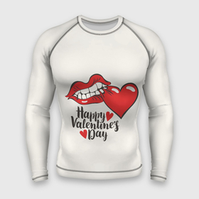 Мужской рашгард 3D с принтом Happy Valentine s Day ,  |  | 14 февраля | love | valentines day | амур | валентинка | вторая половинка | день всех влюбленных | купидон | любовь | отношения | подарок любви | поцелуй | праздник любви | романтика | свидание | сердечки