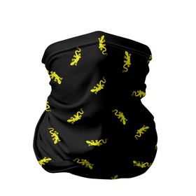 Бандана-труба 3D с принтом Ящерки в Тюмени, 100% полиэстер, ткань с особыми свойствами — Activecool | плотность 150‒180 г/м2; хорошо тянется, но сохраняет форму | животное | минимализм | мультик | ящерица