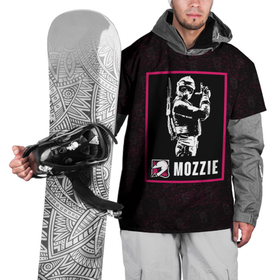 Накидка на куртку 3D с принтом Mozzie в Курске, 100% полиэстер |  | mozzie | r6s | rainbow six siege | моззи | оперативник | персонаж